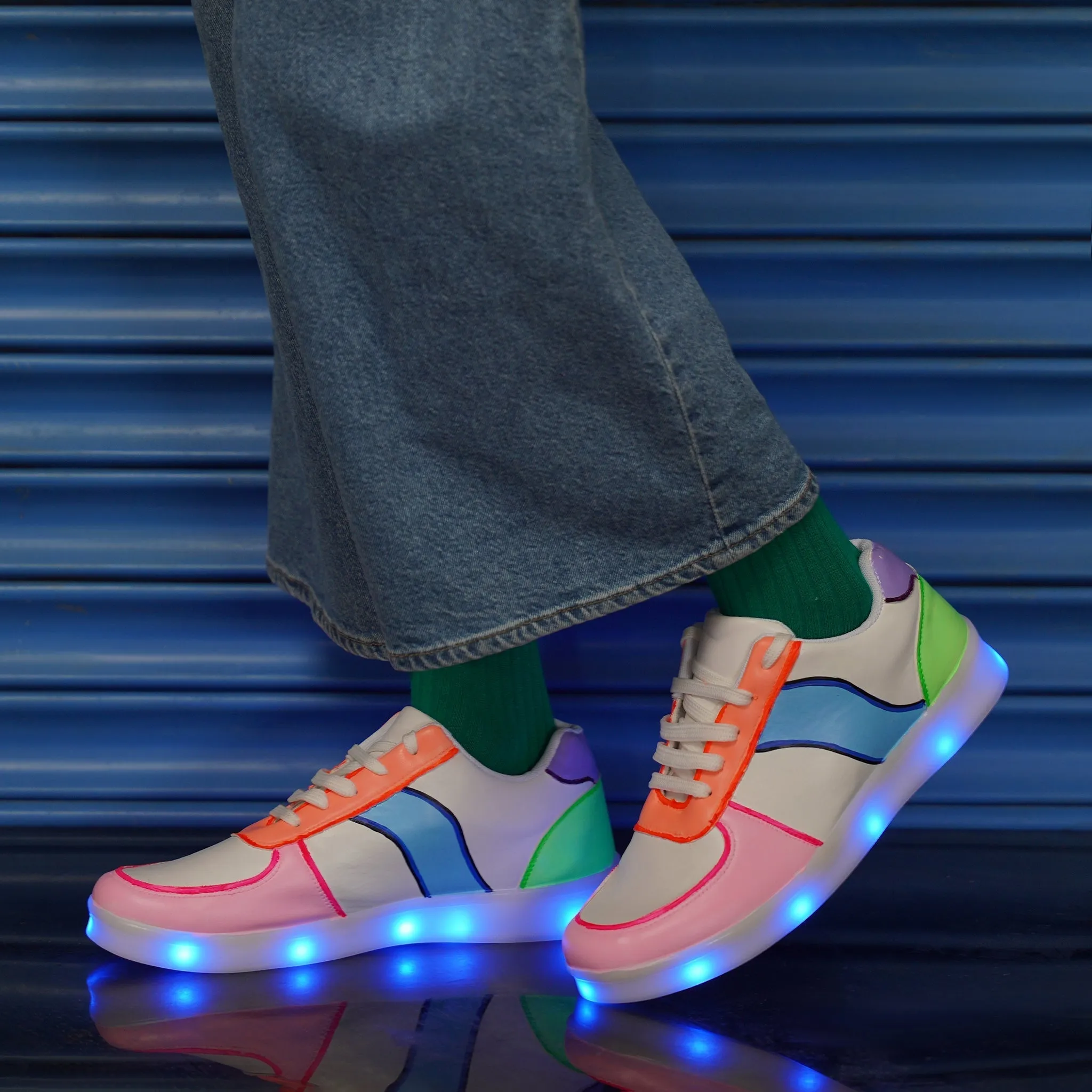 Neon Dreams Sneakers - Light Me Up Sneakers