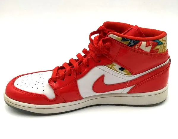 Nike Air Jordan 1 Men's Mid SE 'Barcelona Sweater' Sneakers Size: 12 ( COA)