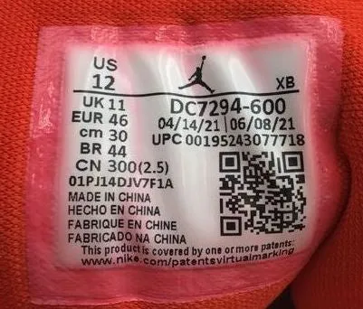 Nike Air Jordan 1 Men's Mid SE 'Barcelona Sweater' Sneakers Size: 12 ( COA)