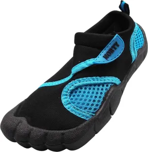 NORTY Tod Girl 5-10 Black-Turq Watershoe 39393T
