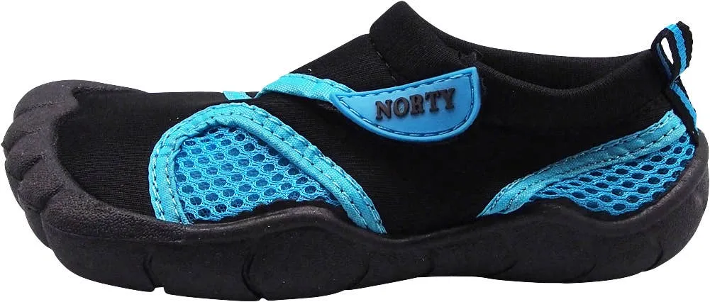 NORTY Tod Girl 5-10 Black-Turq Watershoe 39393T