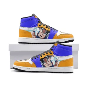 OG Kamehameha Anime Unisex Leather Sneakers