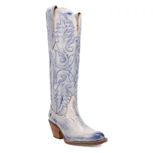 Online Exclusive | Dingo | Faded Love Leather Boots in Blue ** PREORDER