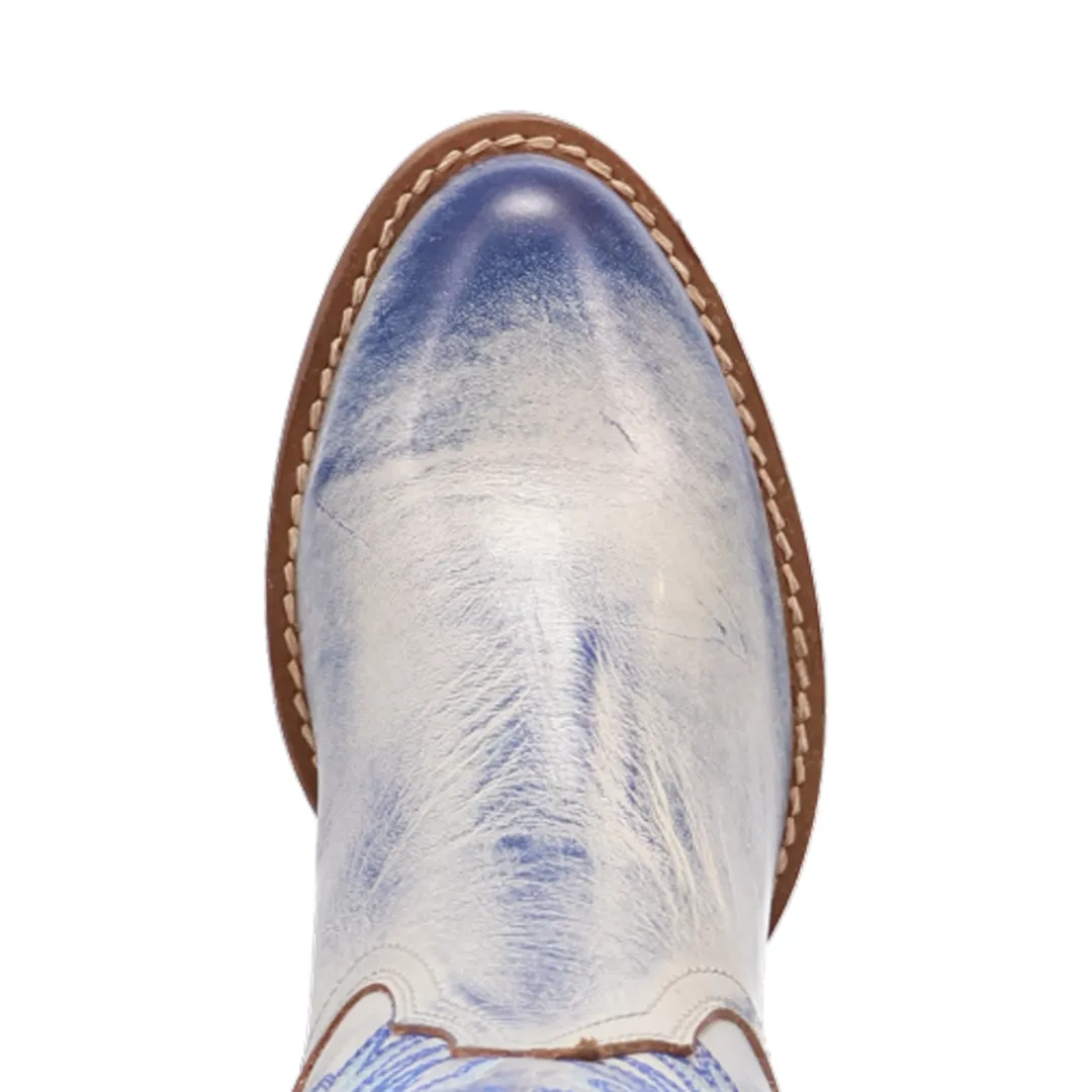 Online Exclusive | Dingo | Faded Love Leather Boots in Blue ** PREORDER