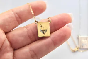 Our Lady of Fatima's Immaculate Heart Necklace