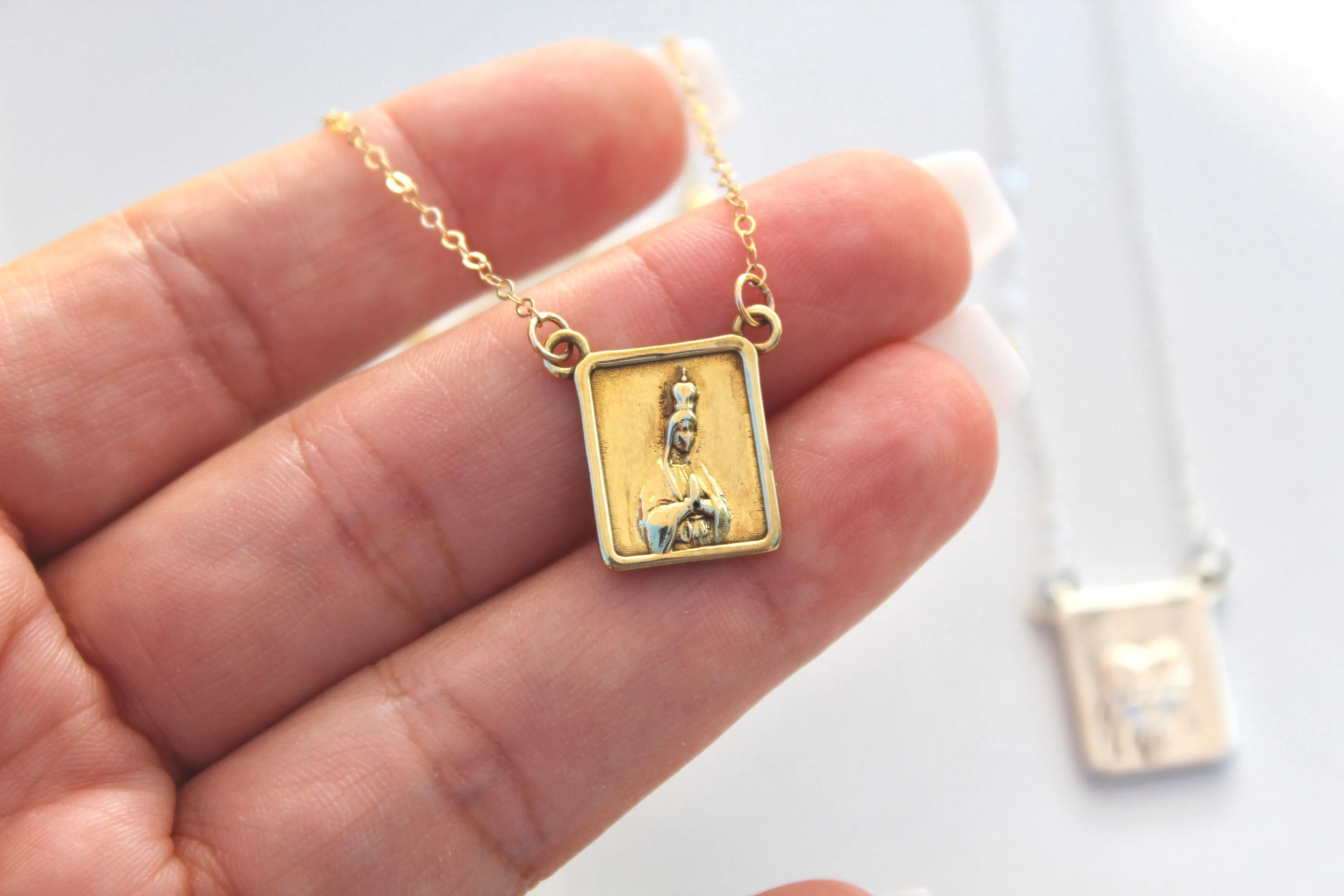 Our Lady of Fatima's Immaculate Heart Necklace