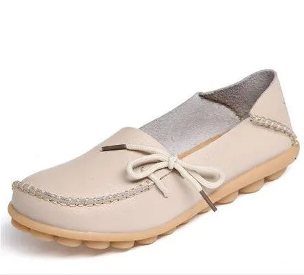 plardin Woman Summer 2019 Casual Shoes Women Flats Heel Cow Muscle Outsole  Flats Plus Size Lace-Up Women Genuine Leather Shoes
