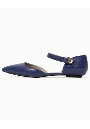 Pointed Toe Ankle-Strap Flat