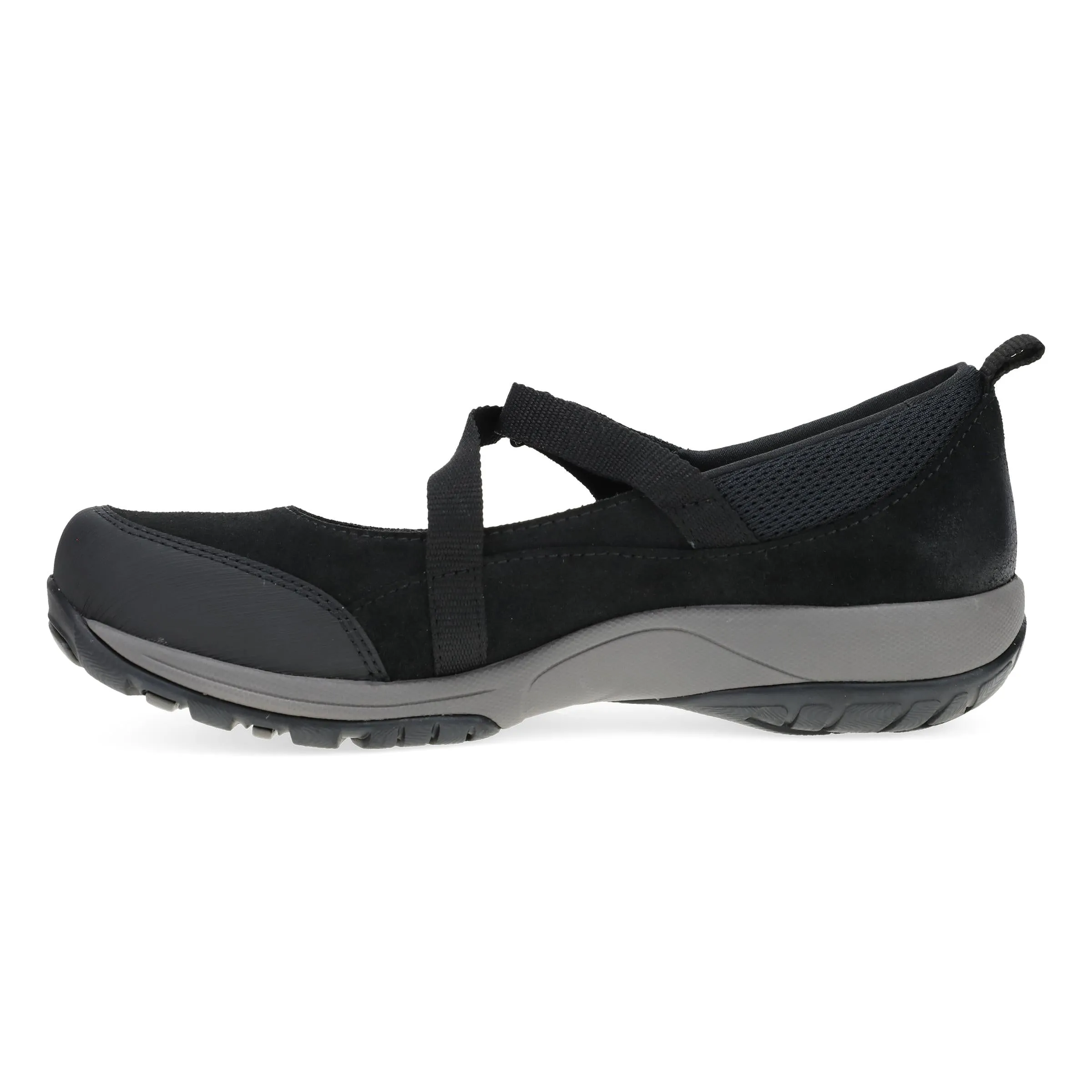 Primrose Black Burnished Suede