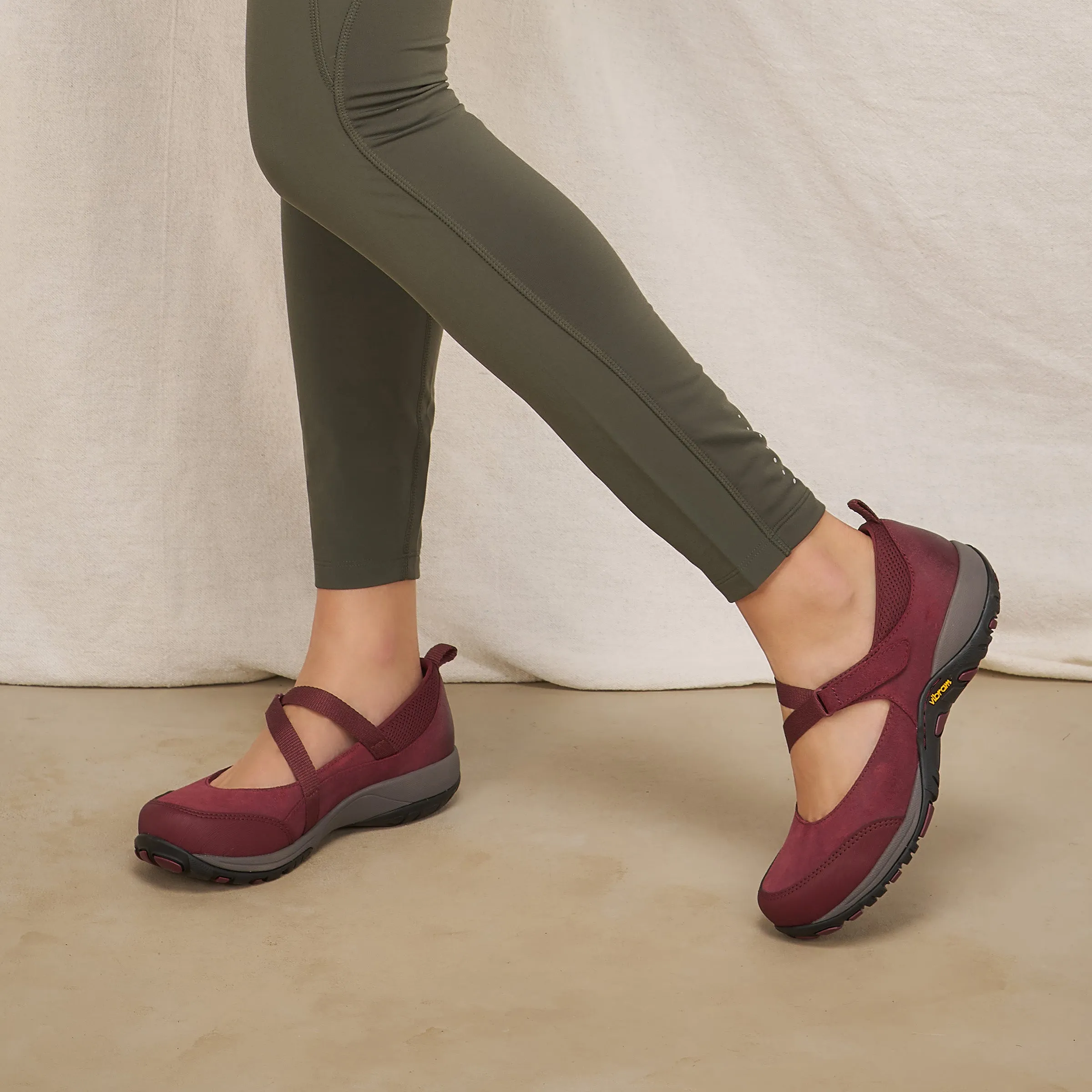 Primrose Wine Burnished Suede