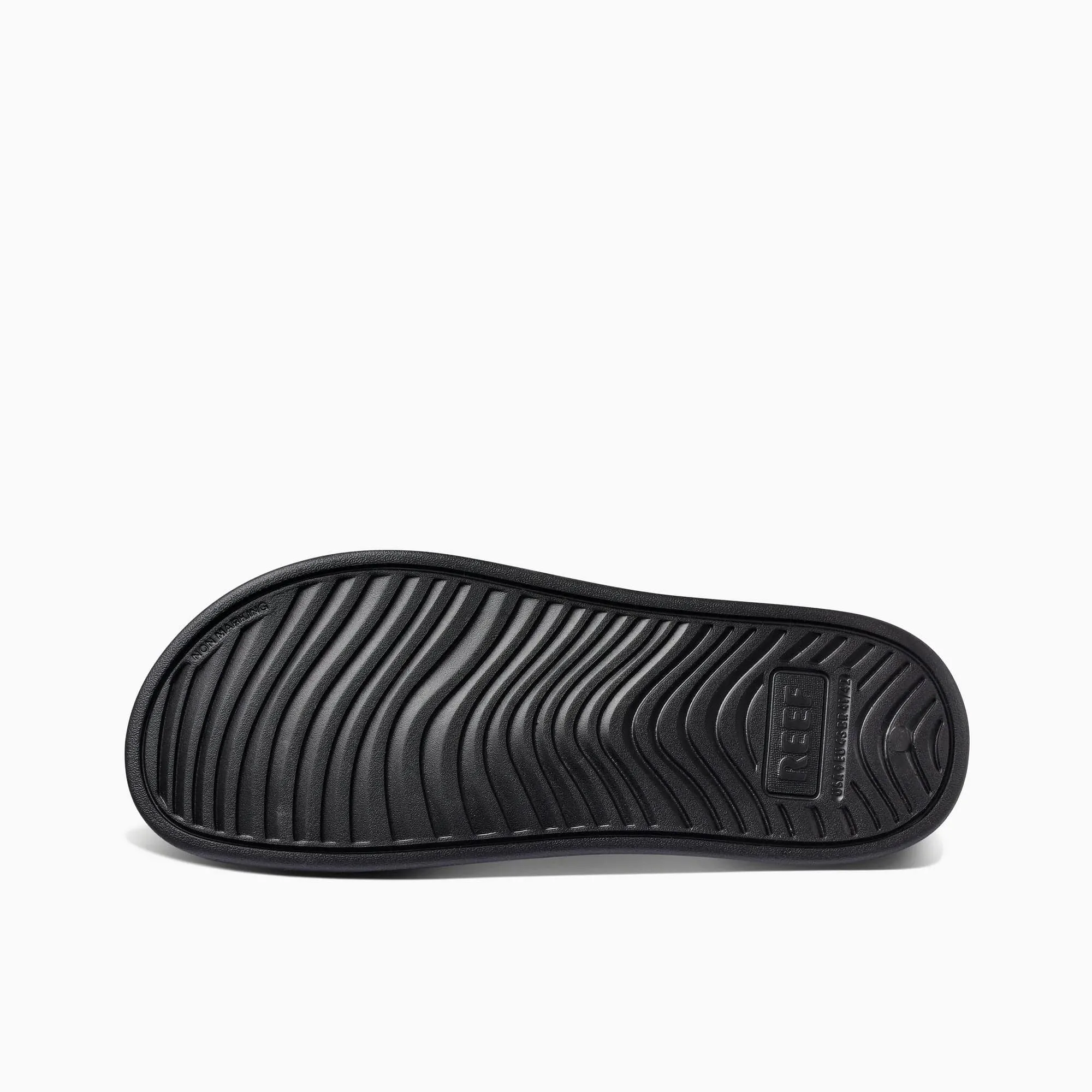 Reef Men's Oasis Slide Sandals- Black