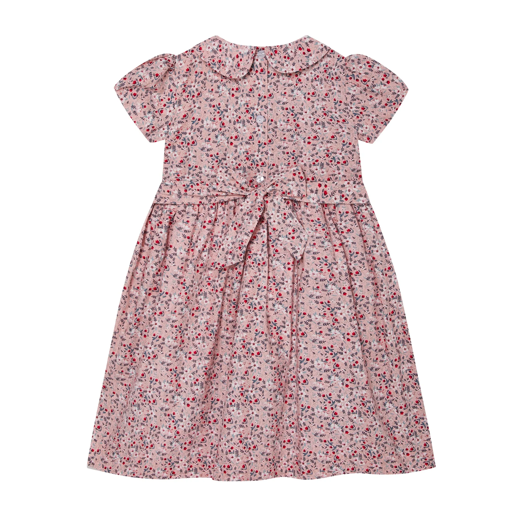 Smocked Girls Dress - Bambi
