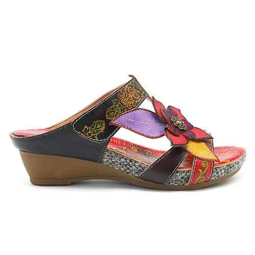 SOCOFY Bohemian Adjustable Leather Sandals