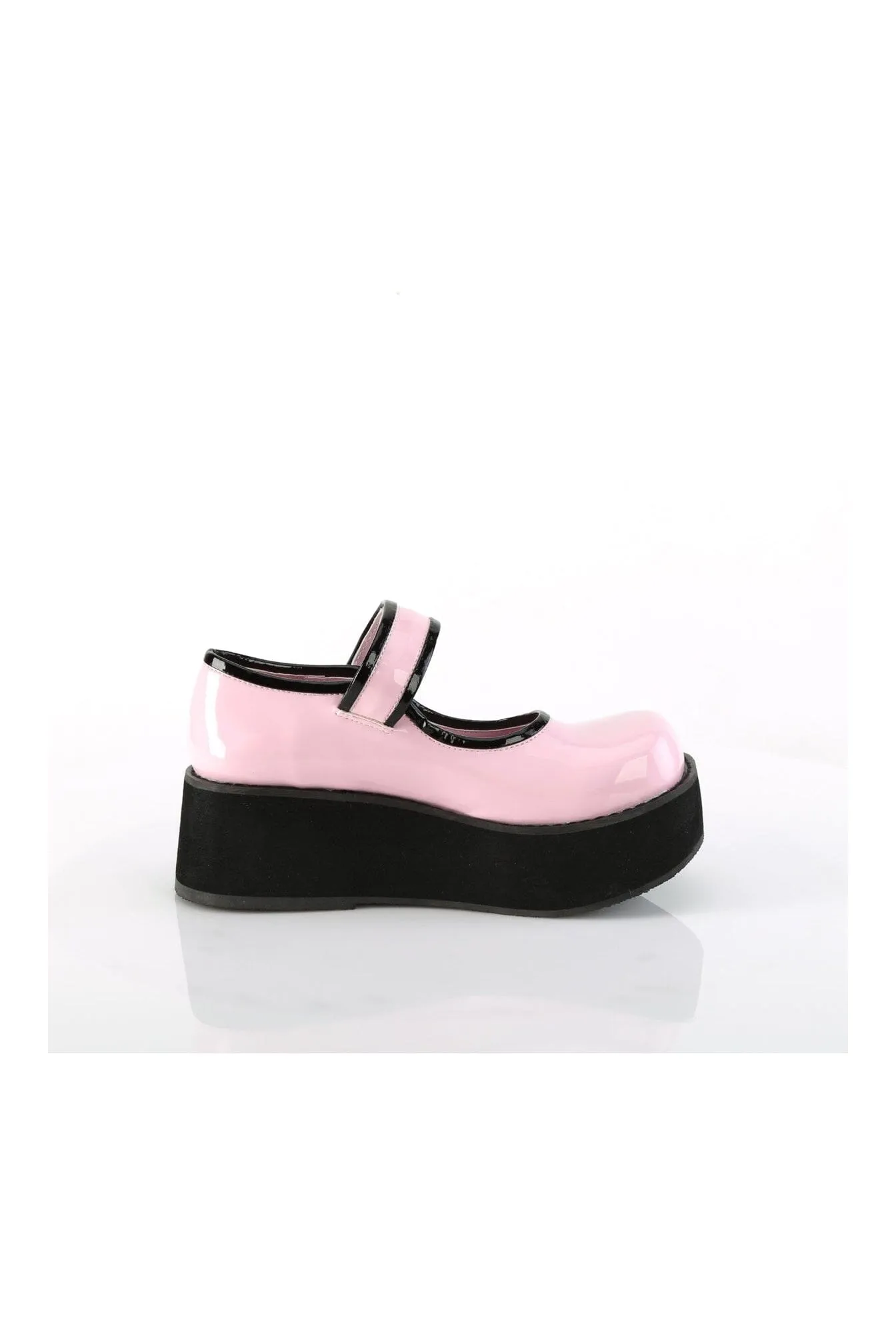 SPRITE-01 Pink Hologram Patent Mary Janes