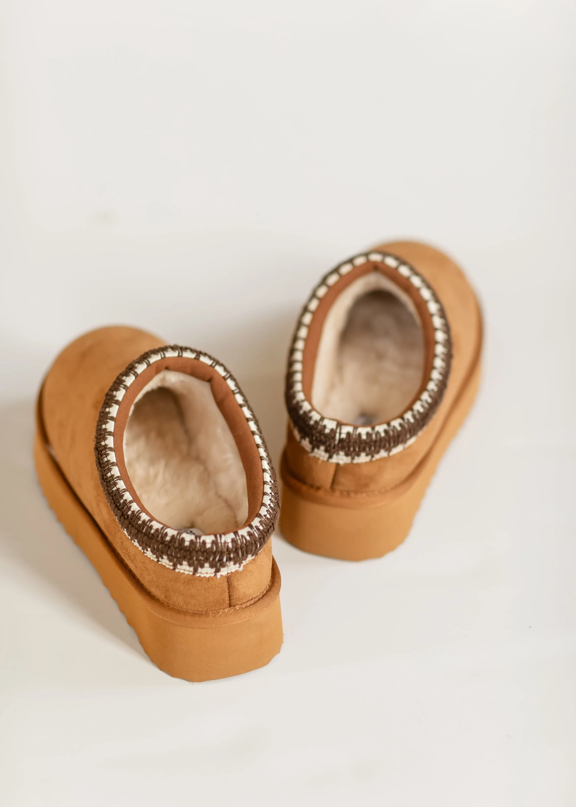Steve Madden® Selena Chestnut Suede Platform Slippers