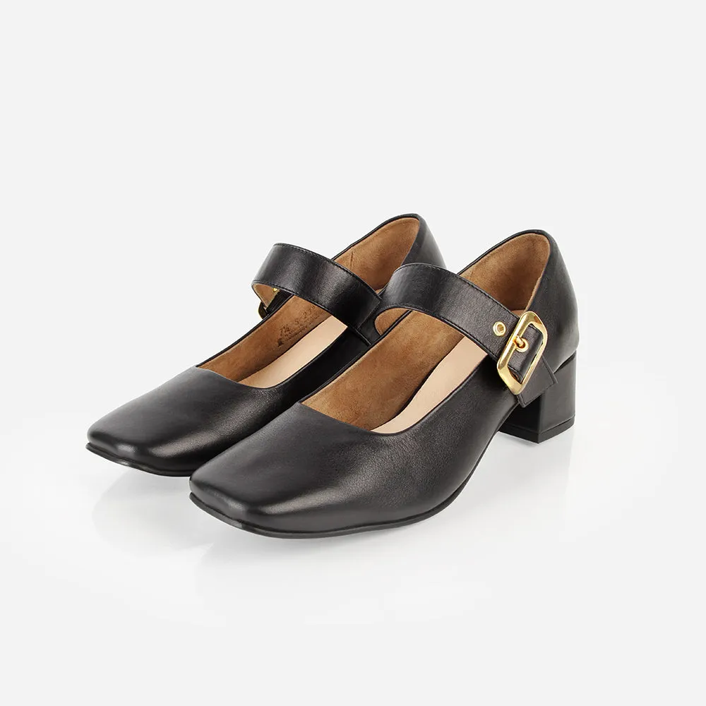 The Buckle-Up Mary Jane Black