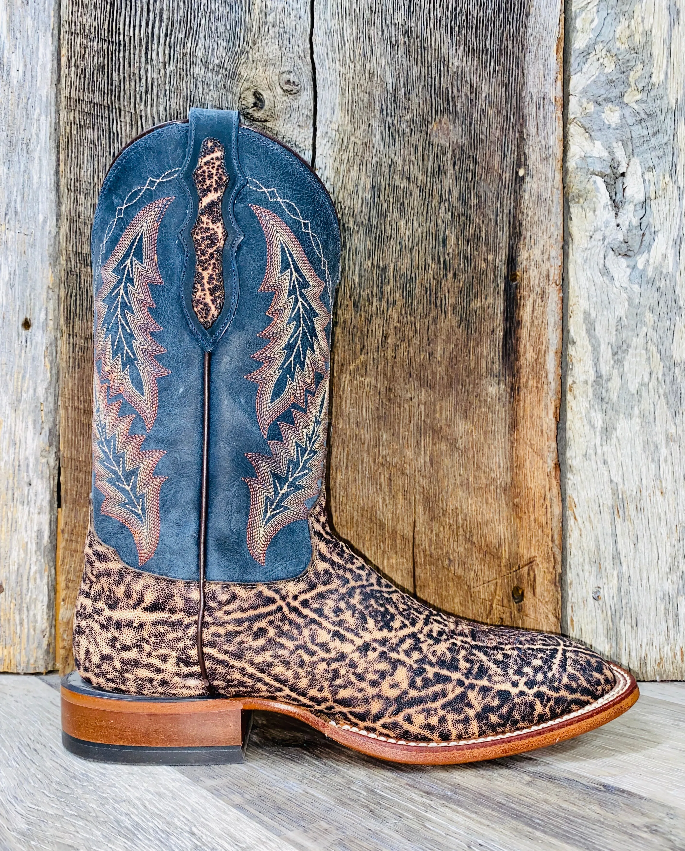 Tony Lama Peanut Vintage Elephant Western Boot