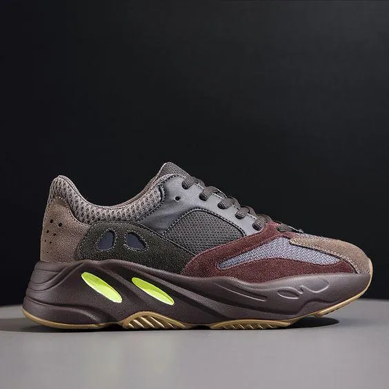 Trendy Retro Color Block Mesh Dad Sneaker Shoes