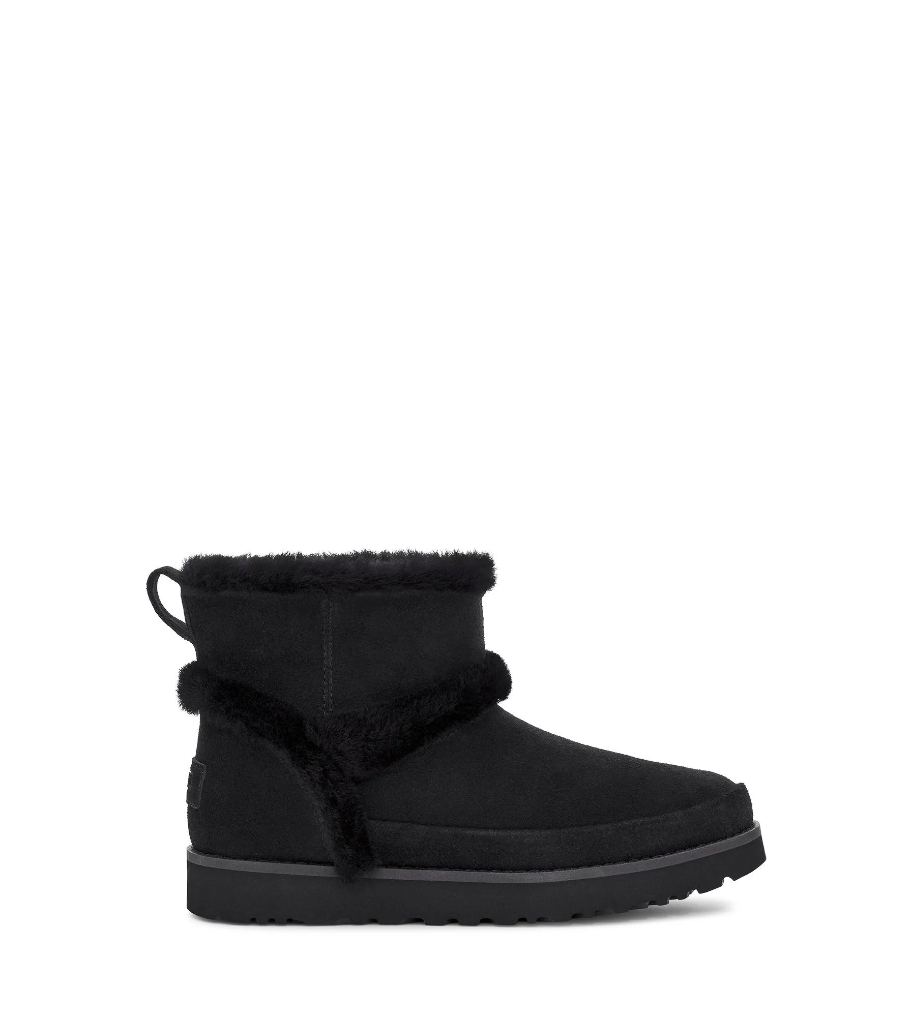 UGG CLASSIC MINI FLUFF SPILL SEAM Womens Boots