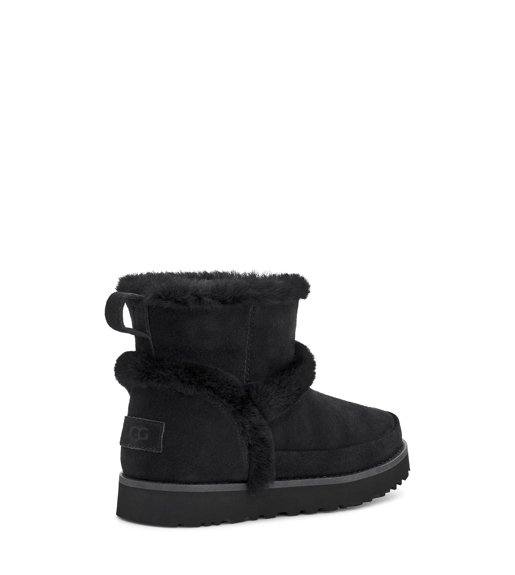 UGG CLASSIC MINI FLUFF SPILL SEAM Womens Boots