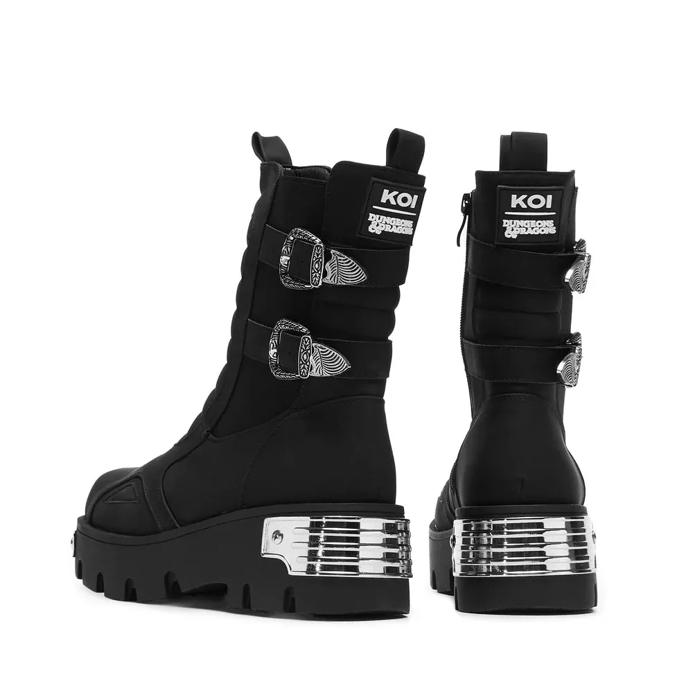 Uncanny Dodge Rogue Military Boots - Black