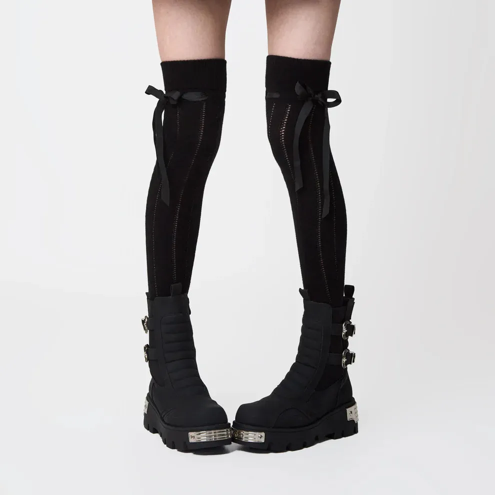 Uncanny Dodge Rogue Military Boots - Black