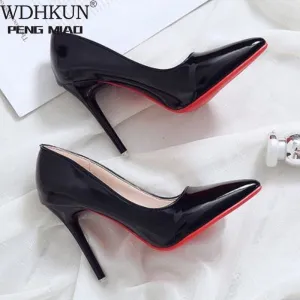 WDHKUN New  Bett High Heels Spaß Einmalig Sexy High Heels Bett Fuß Fetisch Alternative Leidenschaft Sexy Red Bottom