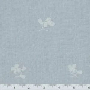 White Sprigged Cotton Muslin  - $25.00 yd.
