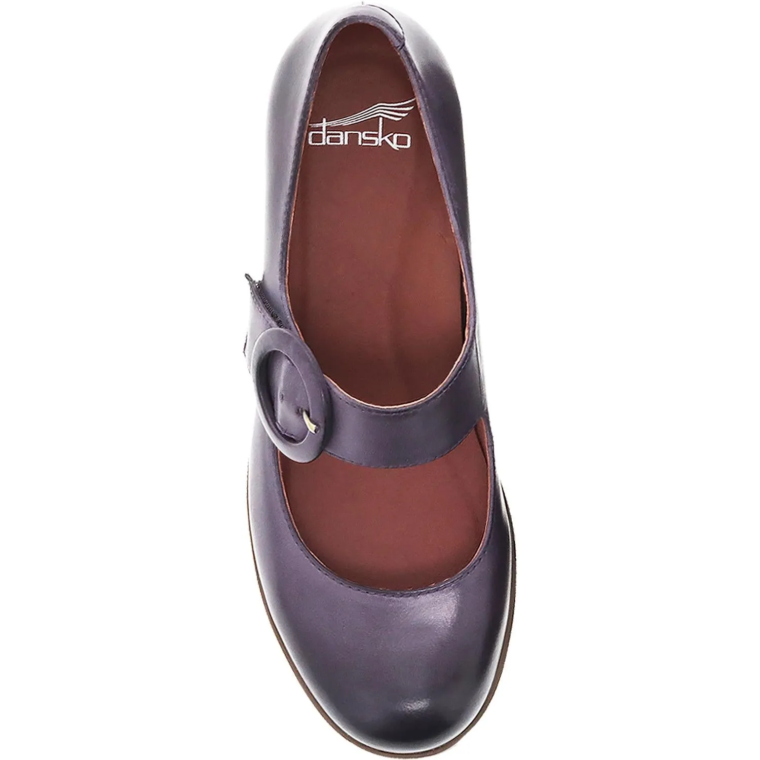 Women's Dansko Brandy Waterproof Plum Burnished Leather