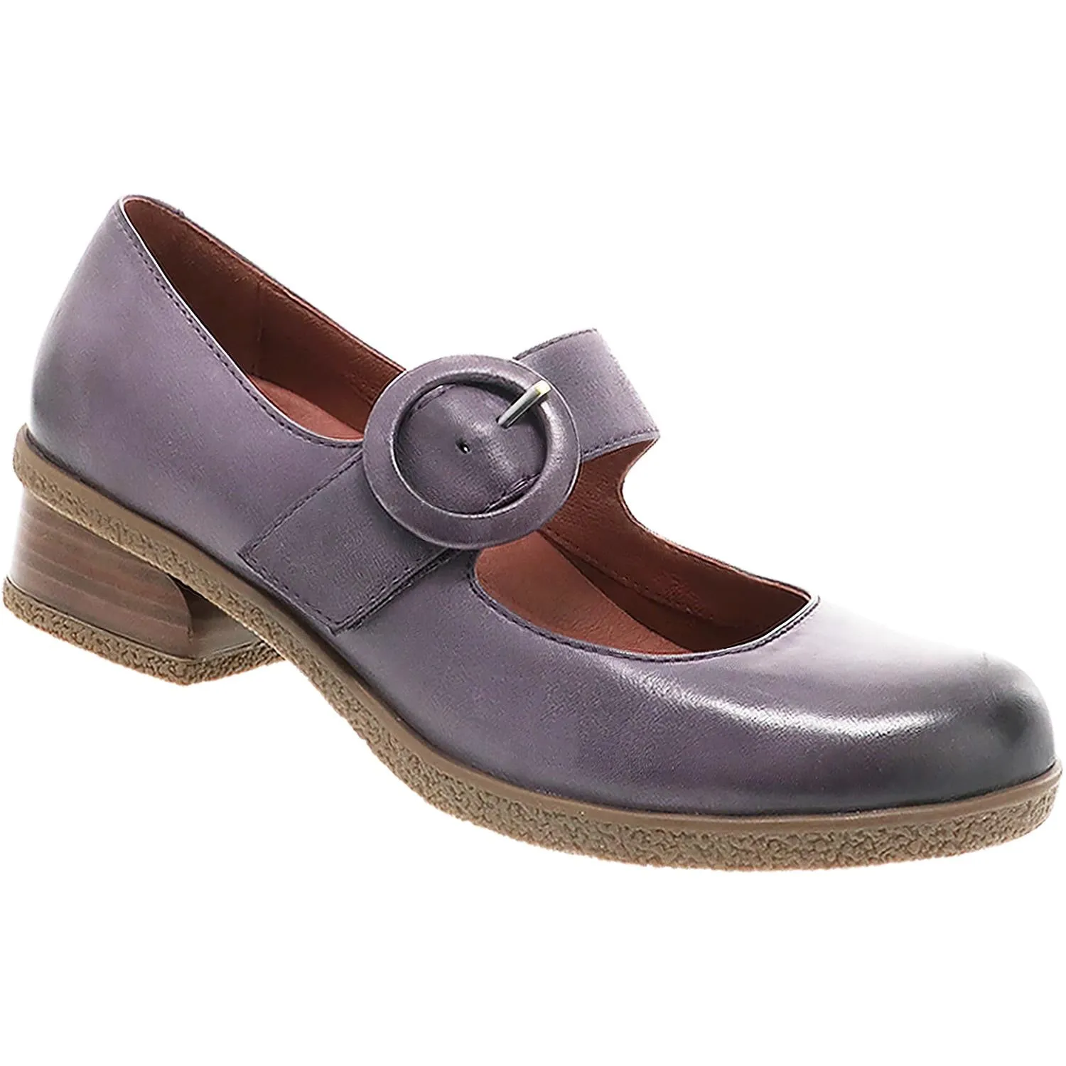 Women's Dansko Brandy Waterproof Plum Burnished Leather