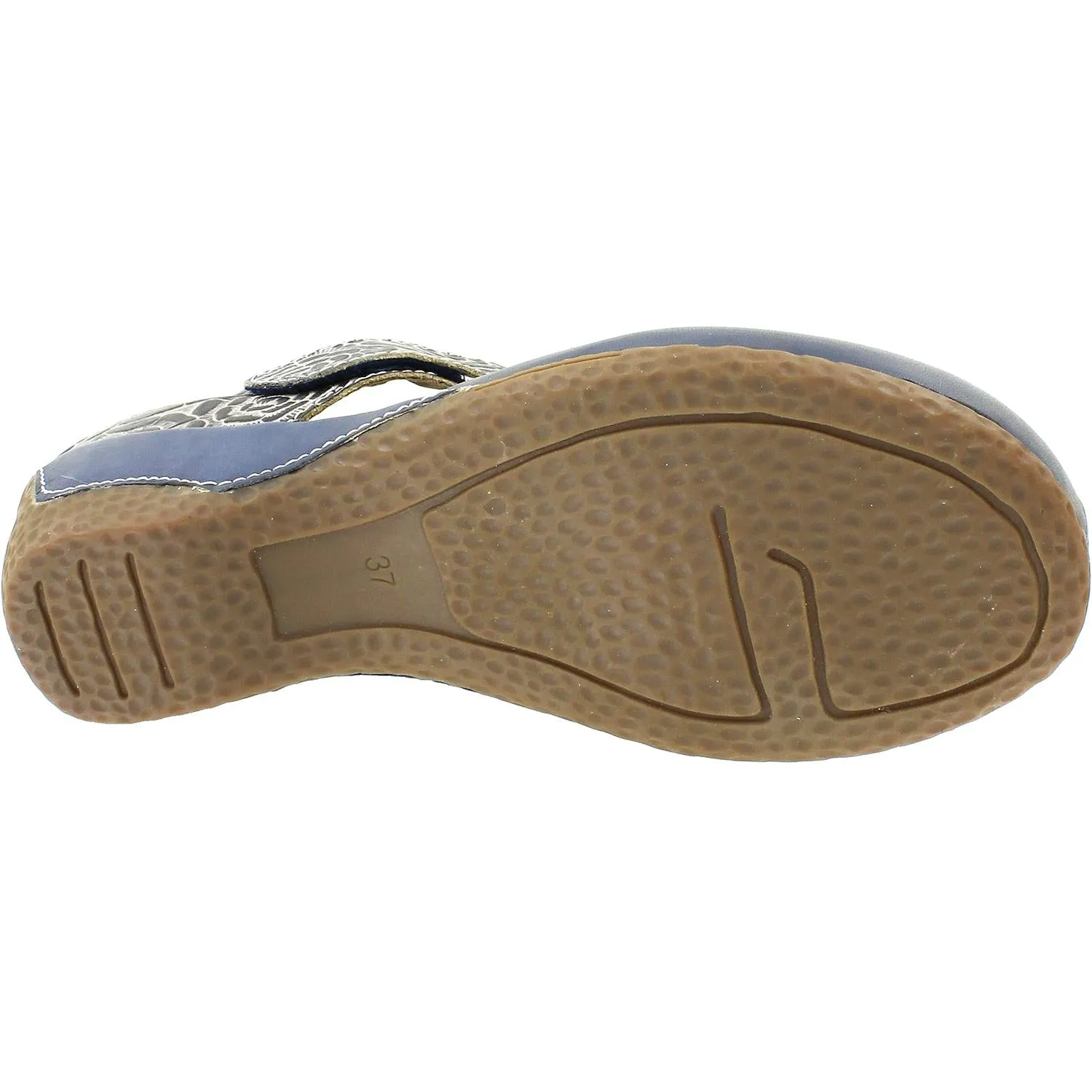 Women's L'Artiste by Spring Step Gloss-Pansy Navy Leather