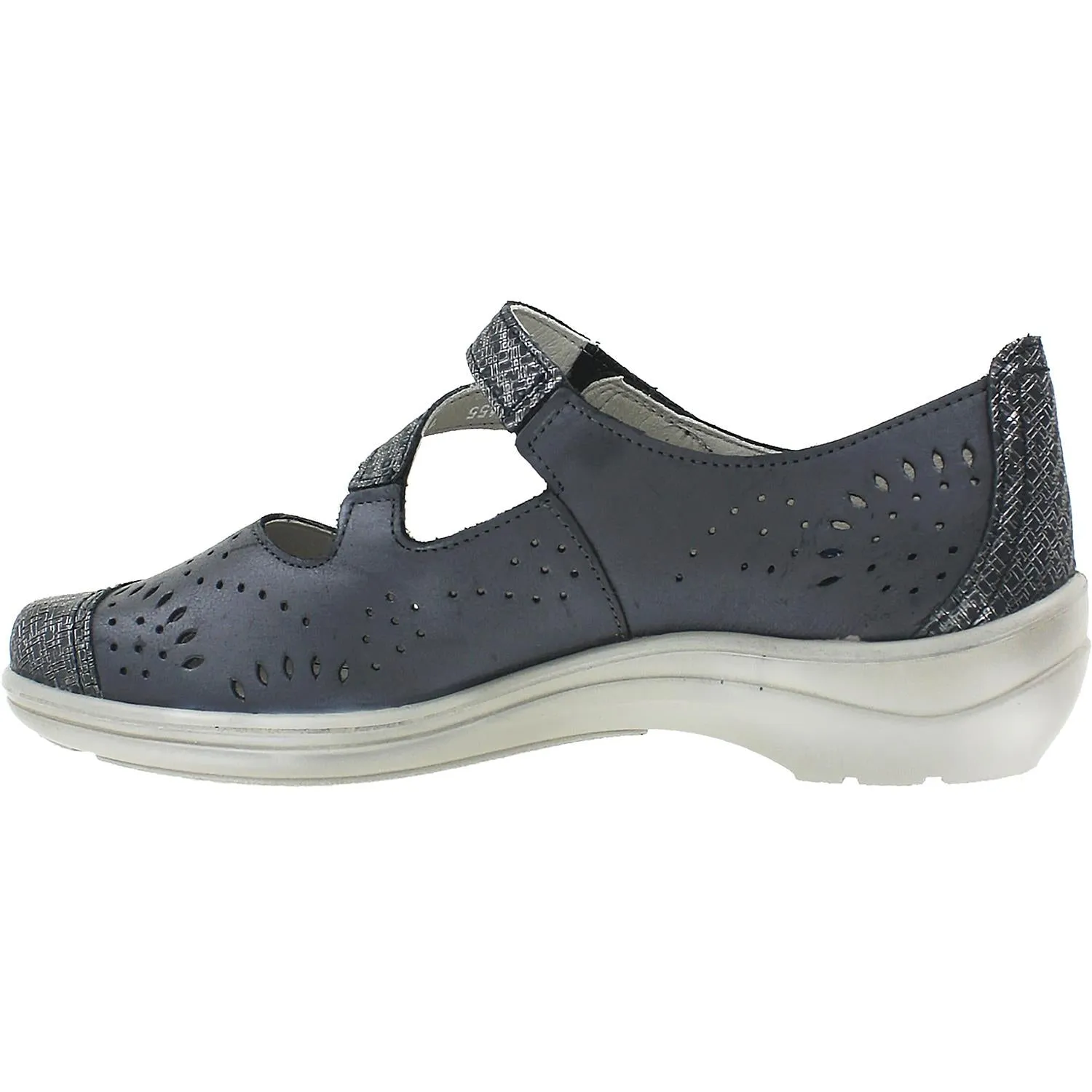 Women's Romika Cassie 55 Blue Combi Leather